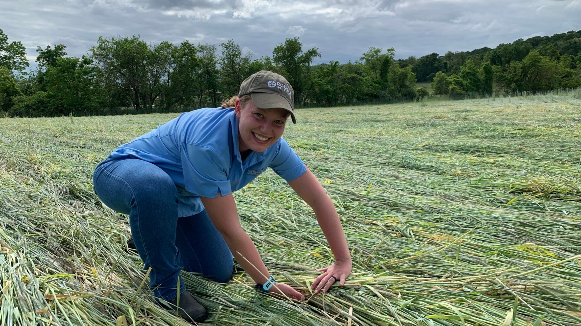 Rodale Institute consultant in no-till field
